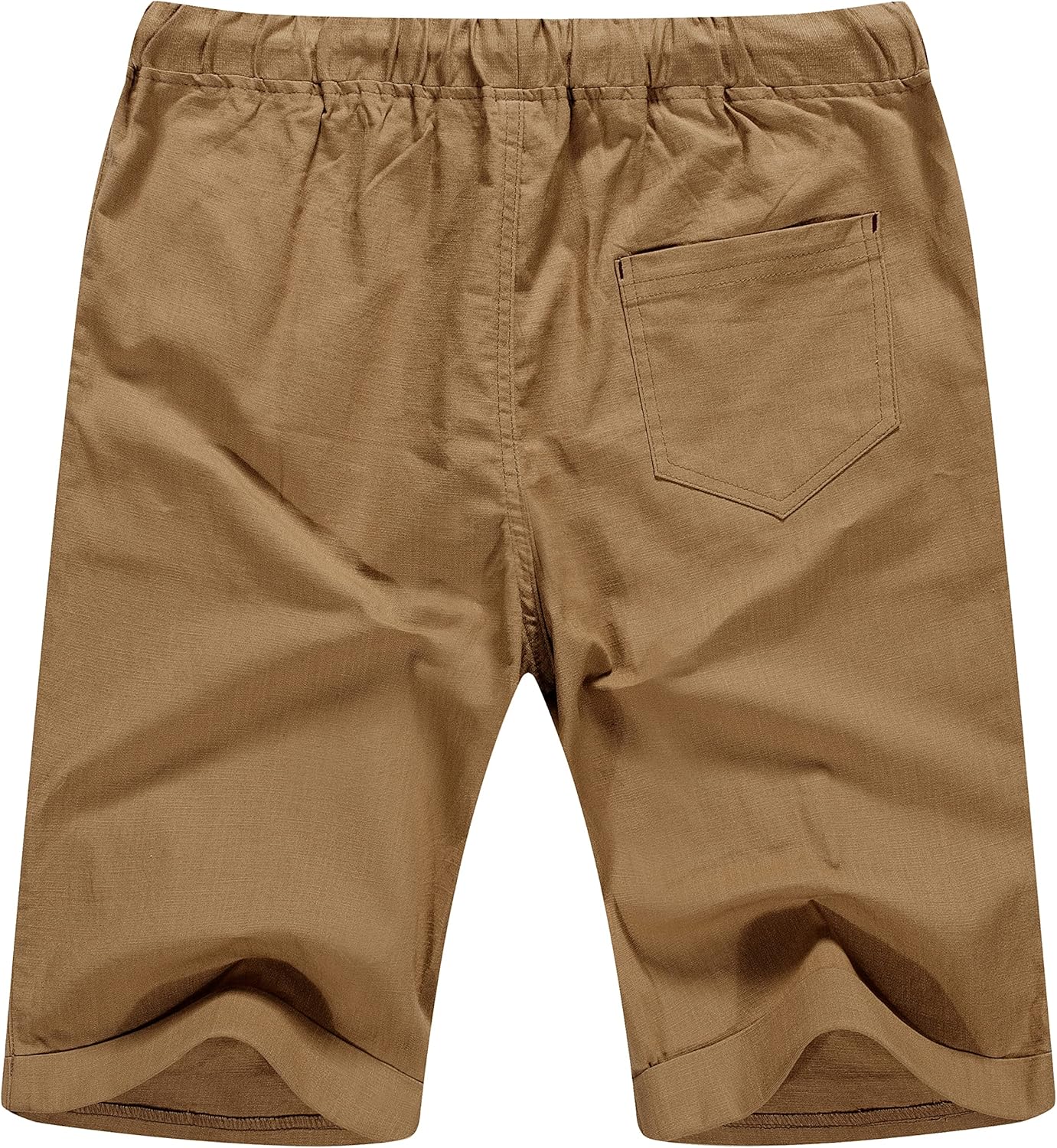 Linen Shorts Casual Drawstring Summer Beach Shorts for men, 11" Inseam - Picture 73 of 75