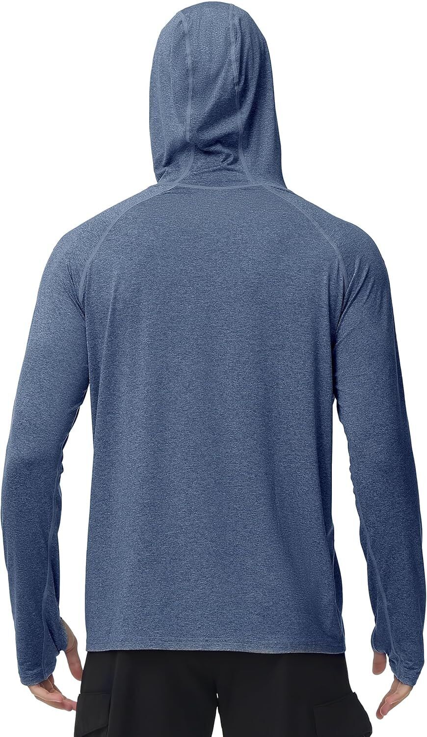 Mens UPF 50+ Fishing Shirts UV Sun Hoodie Hiking Running Athletic Workout Shirt - Picture 26 of 81