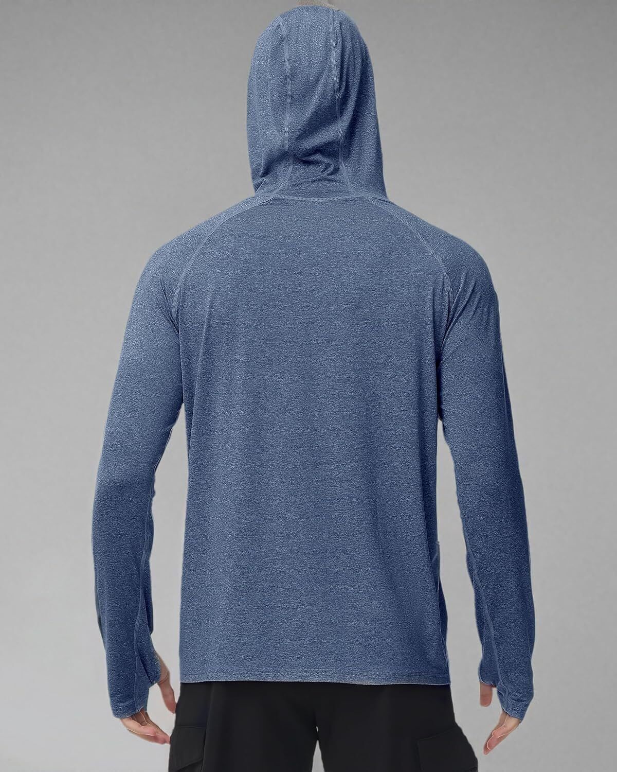 Mens UPF 50+ Fishing Shirts UV Sun Hoodie Hiking Running Athletic Workout Shirt - Picture 29 of 81