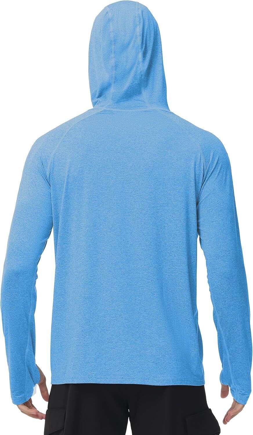Mens UPF 50+ Fishing Shirts UV Sun Hoodie Hiking Running Athletic Workout Shirt - Picture 38 of 81