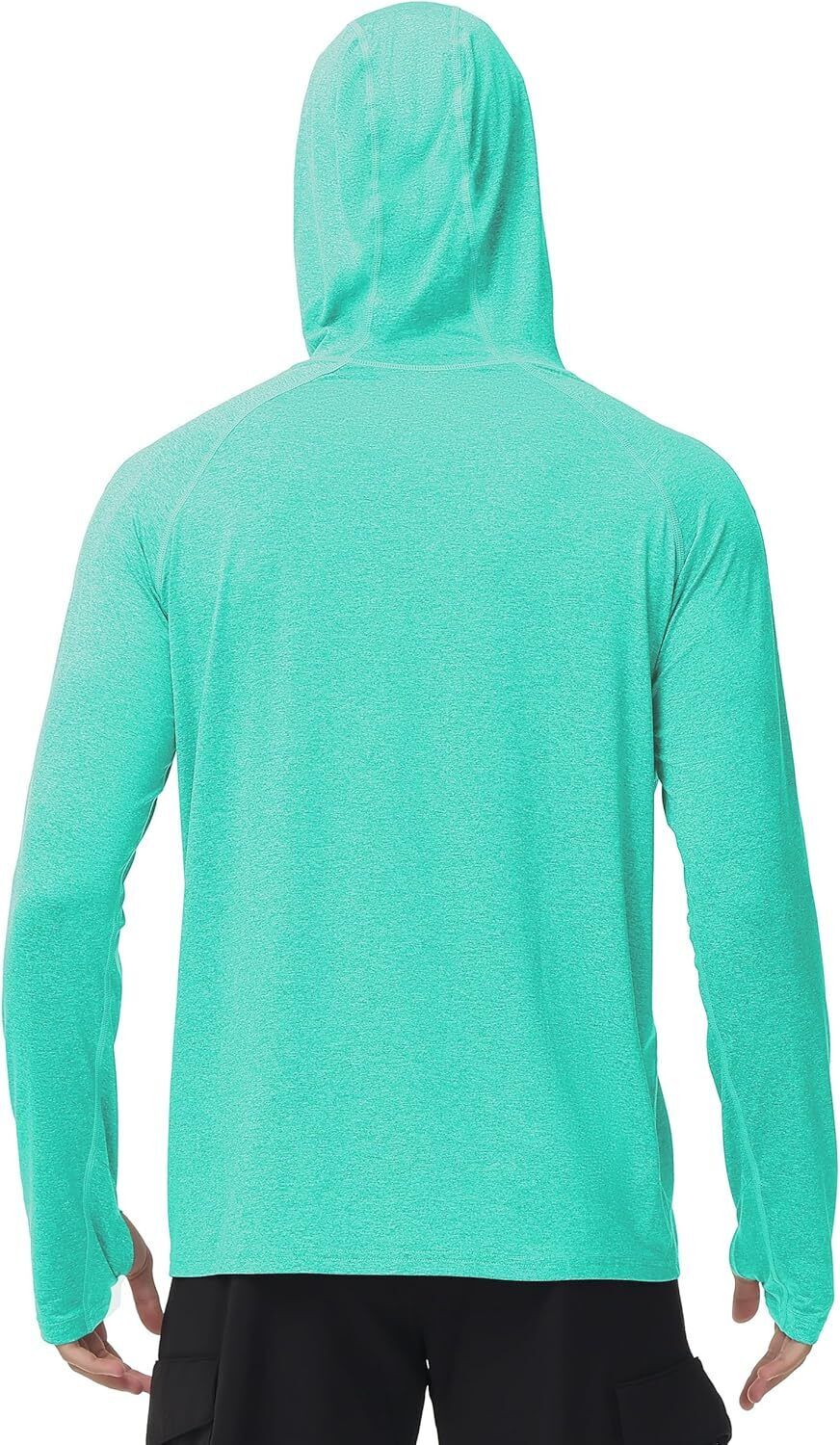Mens UPF 50+ Fishing Shirts UV Sun Hoodie Hiking Running Athletic Workout Shirt - Picture 58 of 81