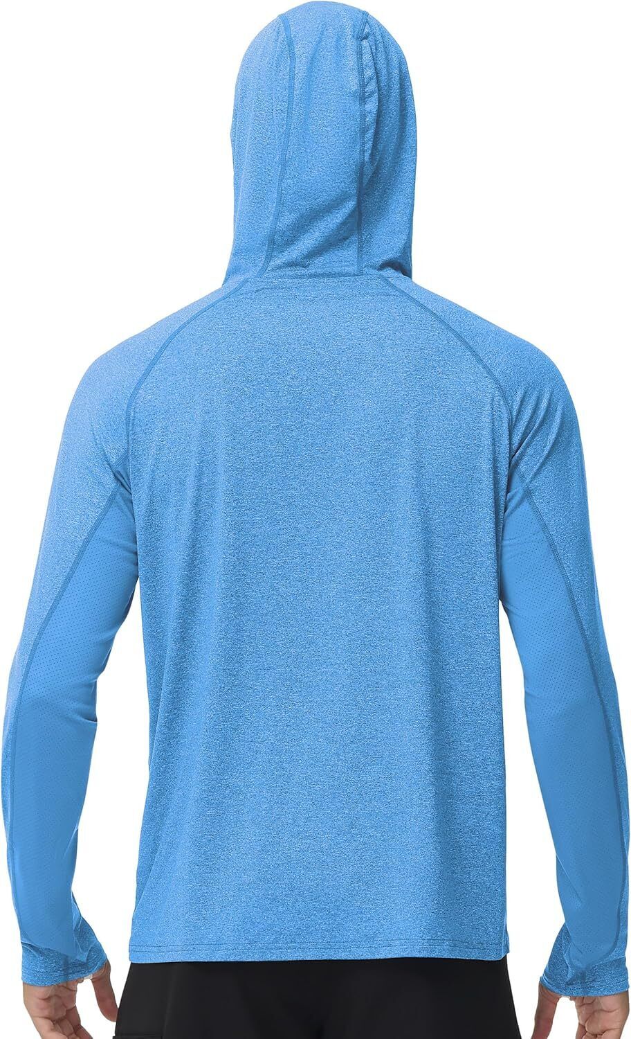 Mens UPF 50+ Fishing Shirts UV Sun Hoodie Hiking Running Athletic Workout Shirt - Picture 63 of 81