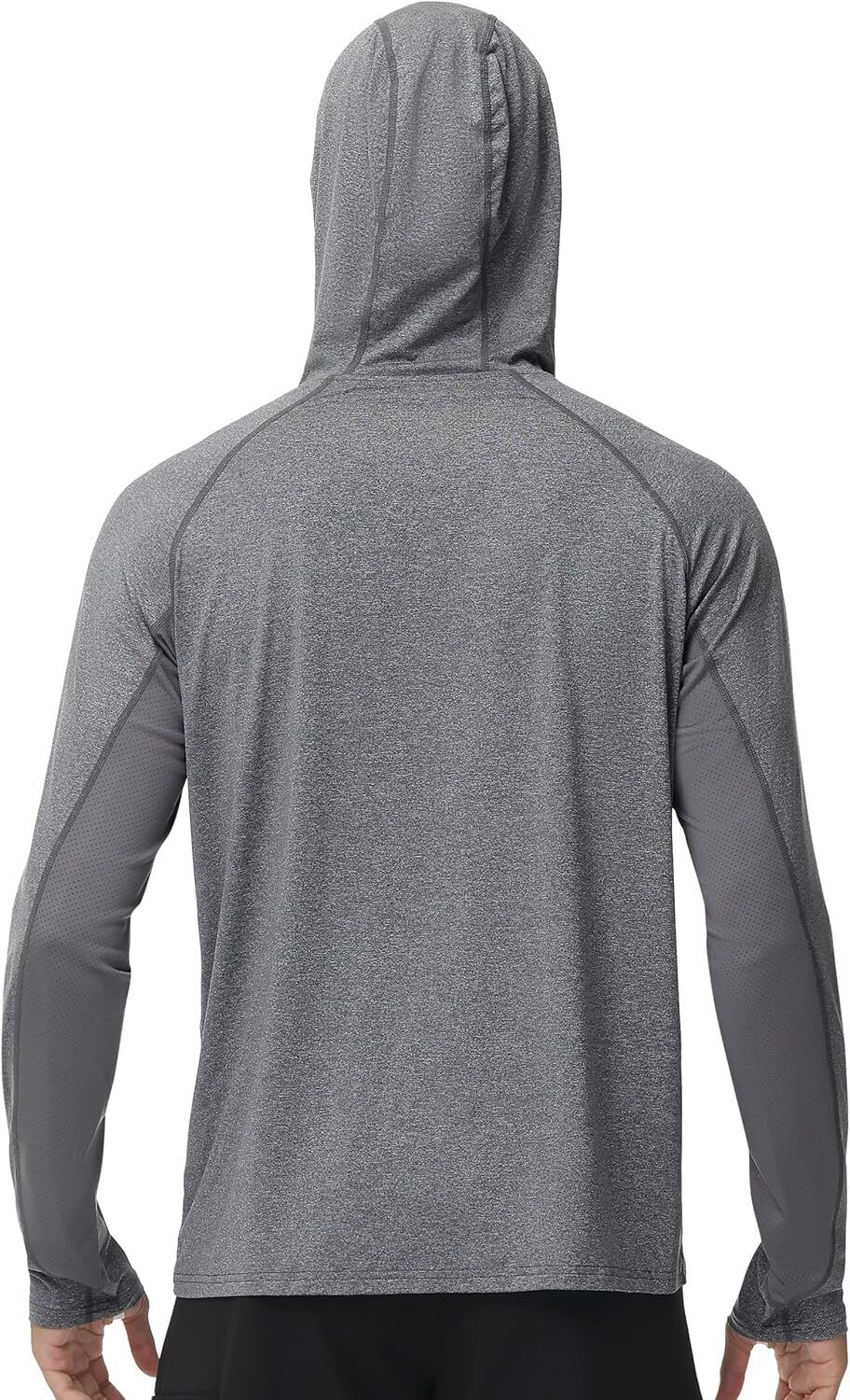 Mens UPF 50+ Fishing Shirts UV Sun Hoodie Hiking Running Athletic Workout Shirt - Picture 73 of 81
