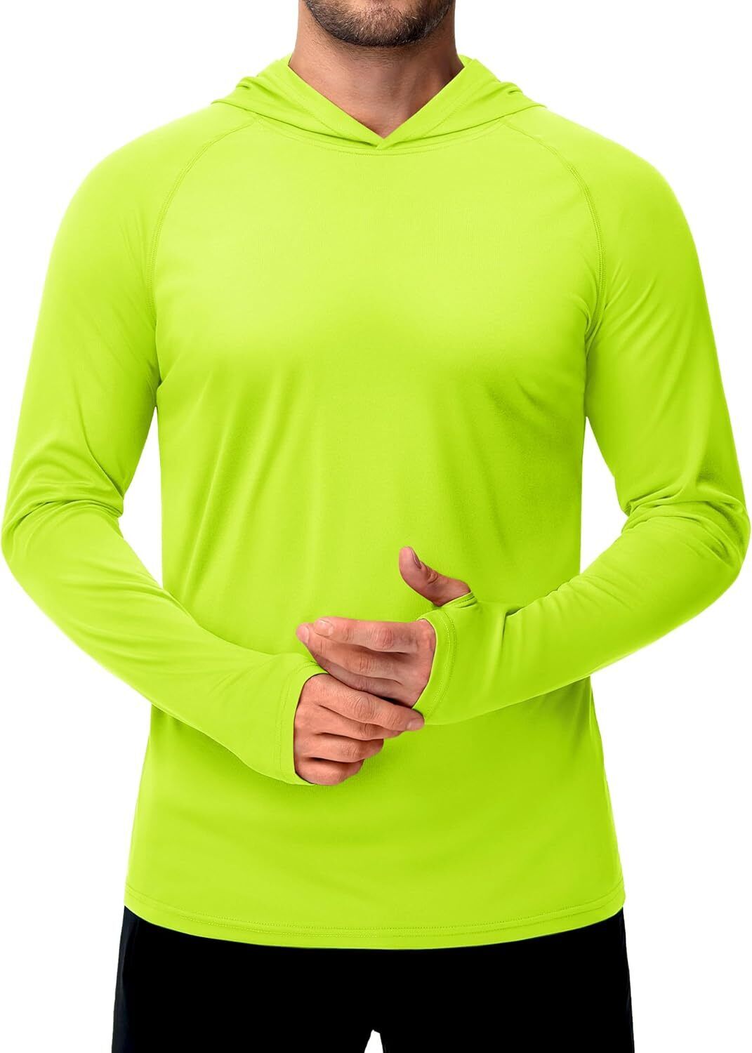 Men's UPF 50+ Sun Protection Hoodie – Long Sleeve Rash Guard for Fishing Hiking - Picture 132 of 186