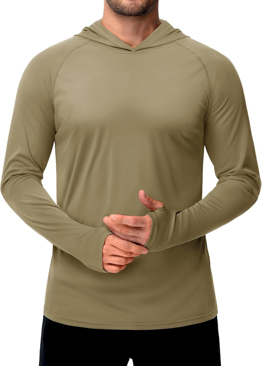 Men's UPF 50+ Sun Protection Hoodie – Long Sleeve Rash Guard for Fishing Hiking - Picture 148 of 186