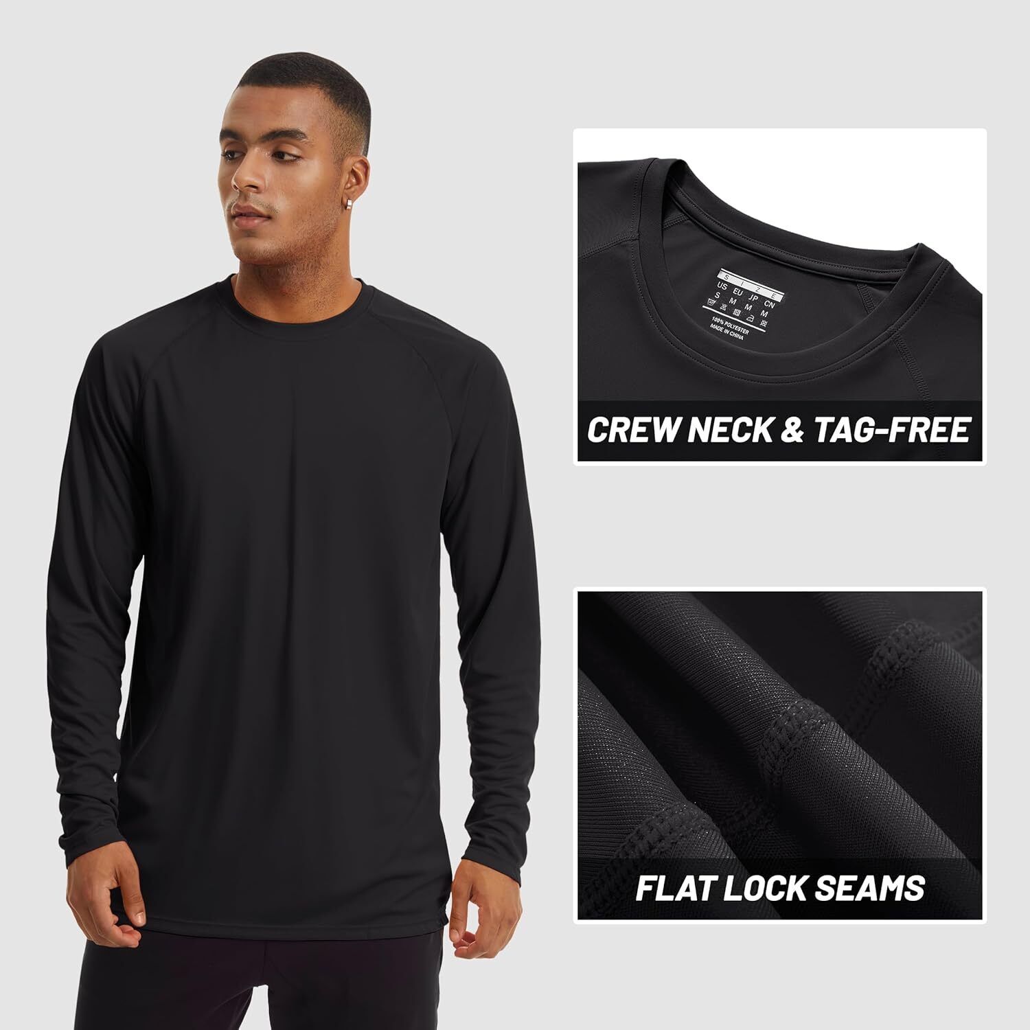 Mens Sun Shirt UPF 50+ UV Protection Lightweight Rash Guard Swim Shirt Quick Dry - Picture 27 of 199