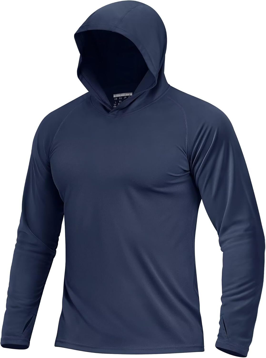 Men's UPF 50+ Sun Protection Hoodie Lightweight Long Sleeve Fishing Hiking Shirt - Picture 43 of 127