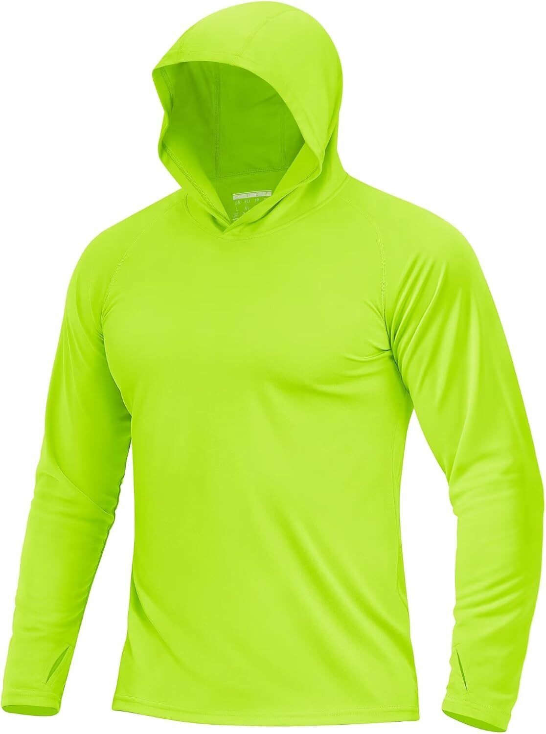 Men's UPF 50+ Sun Protection Hoodie Lightweight Long Sleeve Fishing Hiking Shirt - Picture 48 of 127