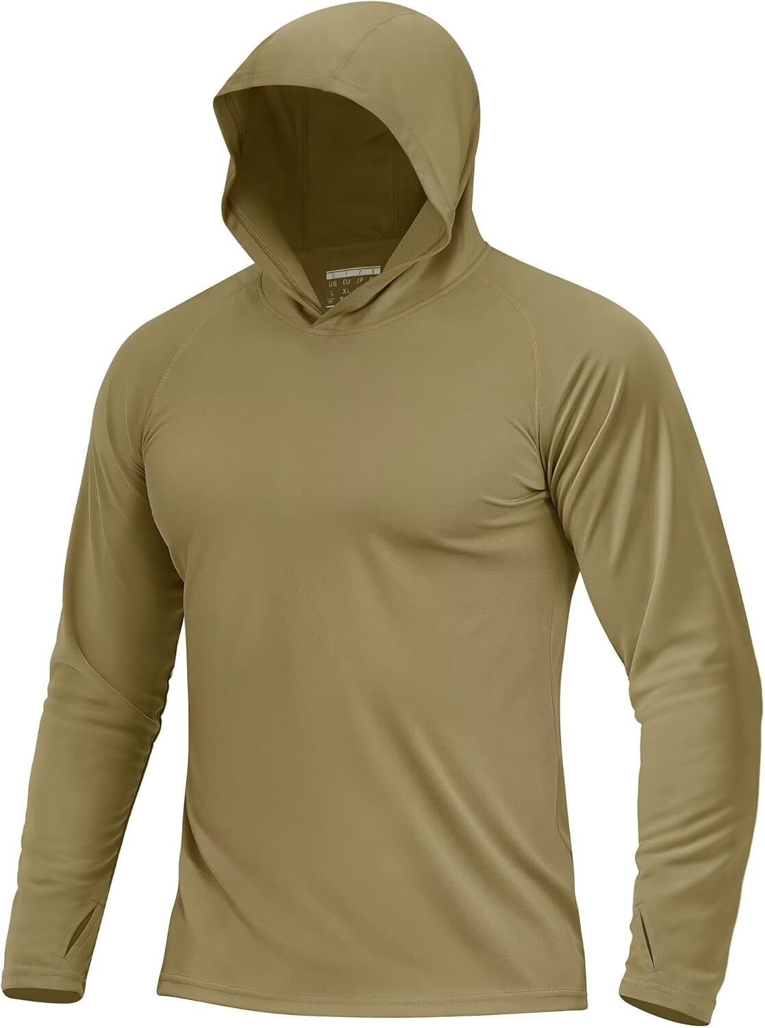 Men's UPF 50+ Sun Protection Hoodie Lightweight Long Sleeve Fishing Hiking Shirt - Picture 53 of 127