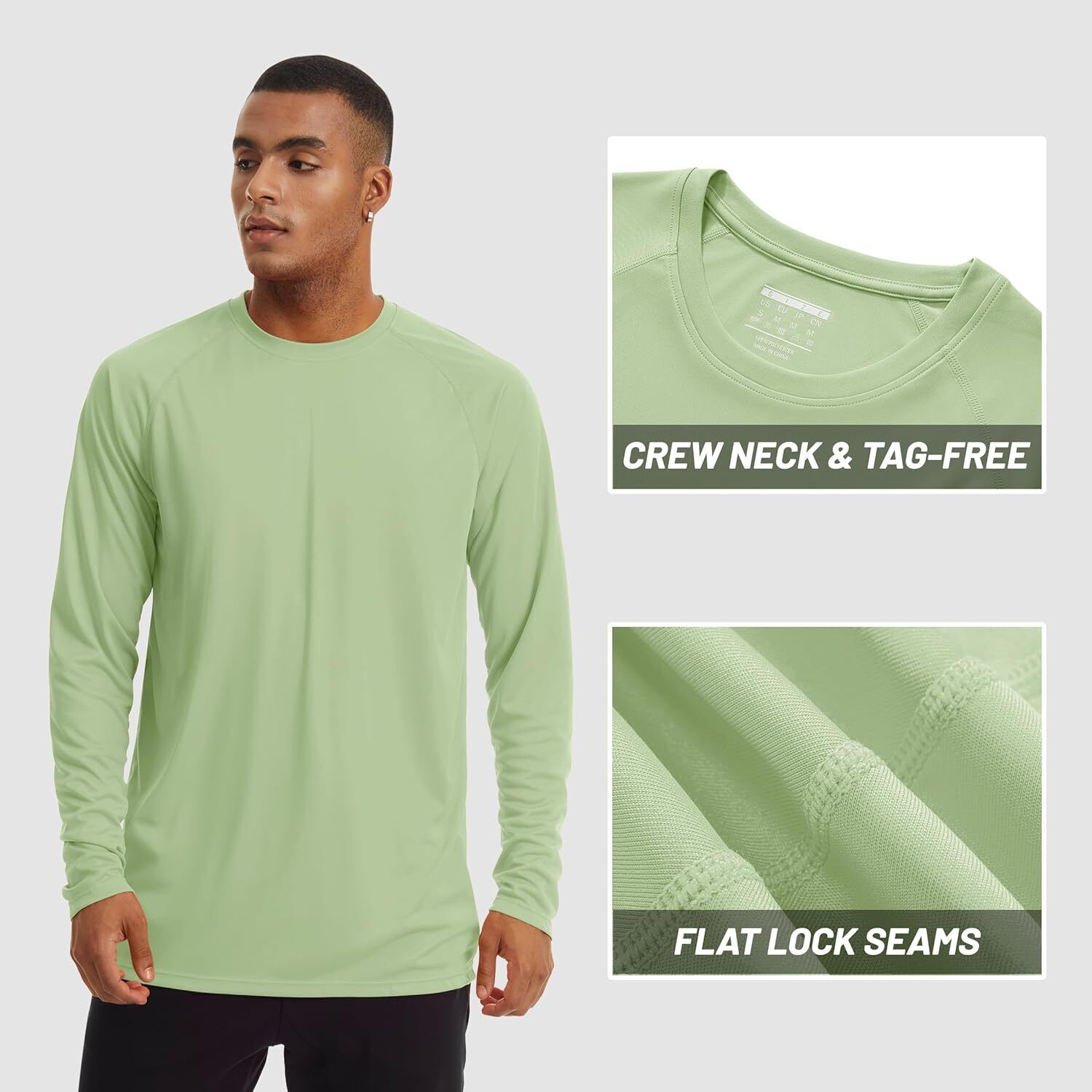 Mens Sun Shirt UPF 50+ UV Protection Lightweight Rash Guard Swim Shirt Quick Dry - Picture 62 of 199