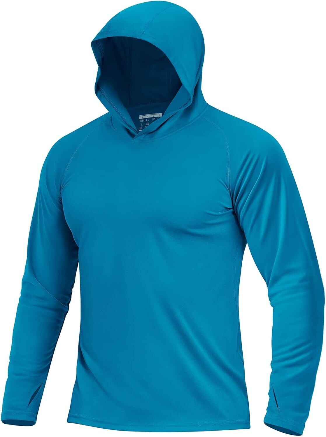 Men's UPF 50+ Sun Protection Hoodie Lightweight Long Sleeve Fishing Hiking Shirt - Picture 68 of 127