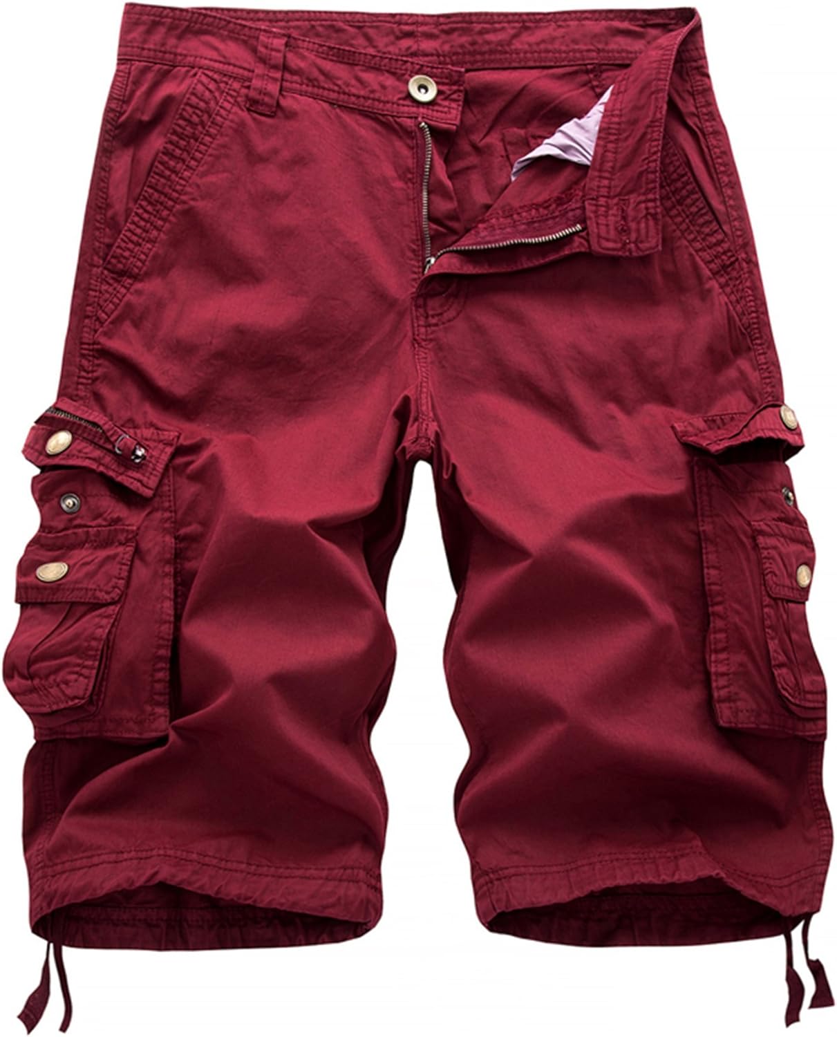 Herren Relaxed Fit Multi-Pocket Camouflage Cargo Shorts Baumwolle Outdoor - Bild 54 von 65