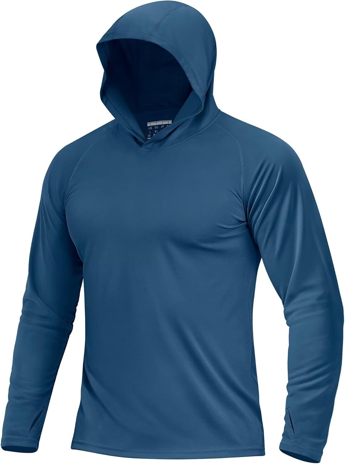 Men's UPF 50+ Sun Protection Hoodie Lightweight Long Sleeve Fishing Hiking Shirt - Picture 93 of 127
