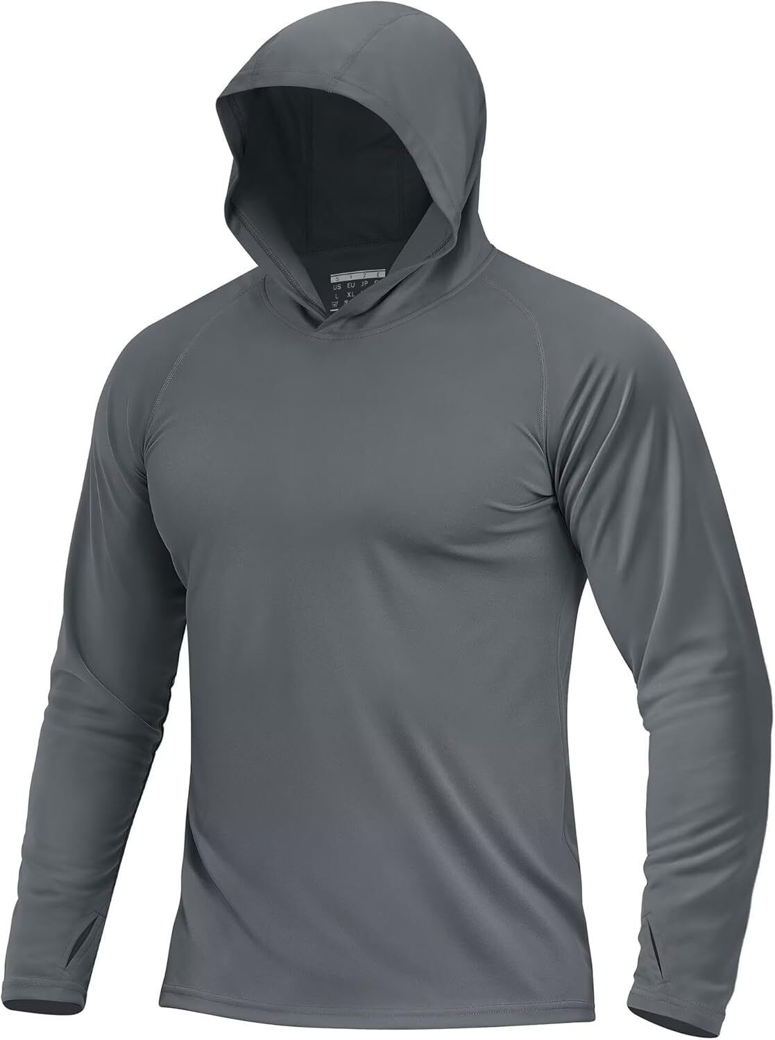 Men's UPF 50+ Sun Protection Hoodie Lightweight Long Sleeve Fishing Hiking Shirt - Picture 108 of 127