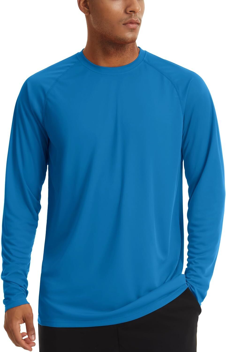Mens Sun Shirt UPF 50+ UV Protection Lightweight Rash Guard Swim Shirt Quick Dry - Picture 151 of 199
