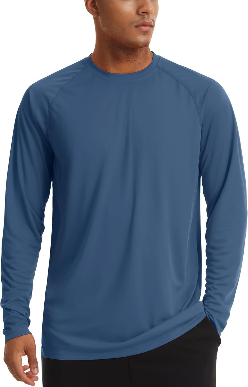 Mens Sun Shirt UPF 50+ UV Protection Lightweight Rash Guard Swim Shirt Quick Dry - Picture 158 of 199