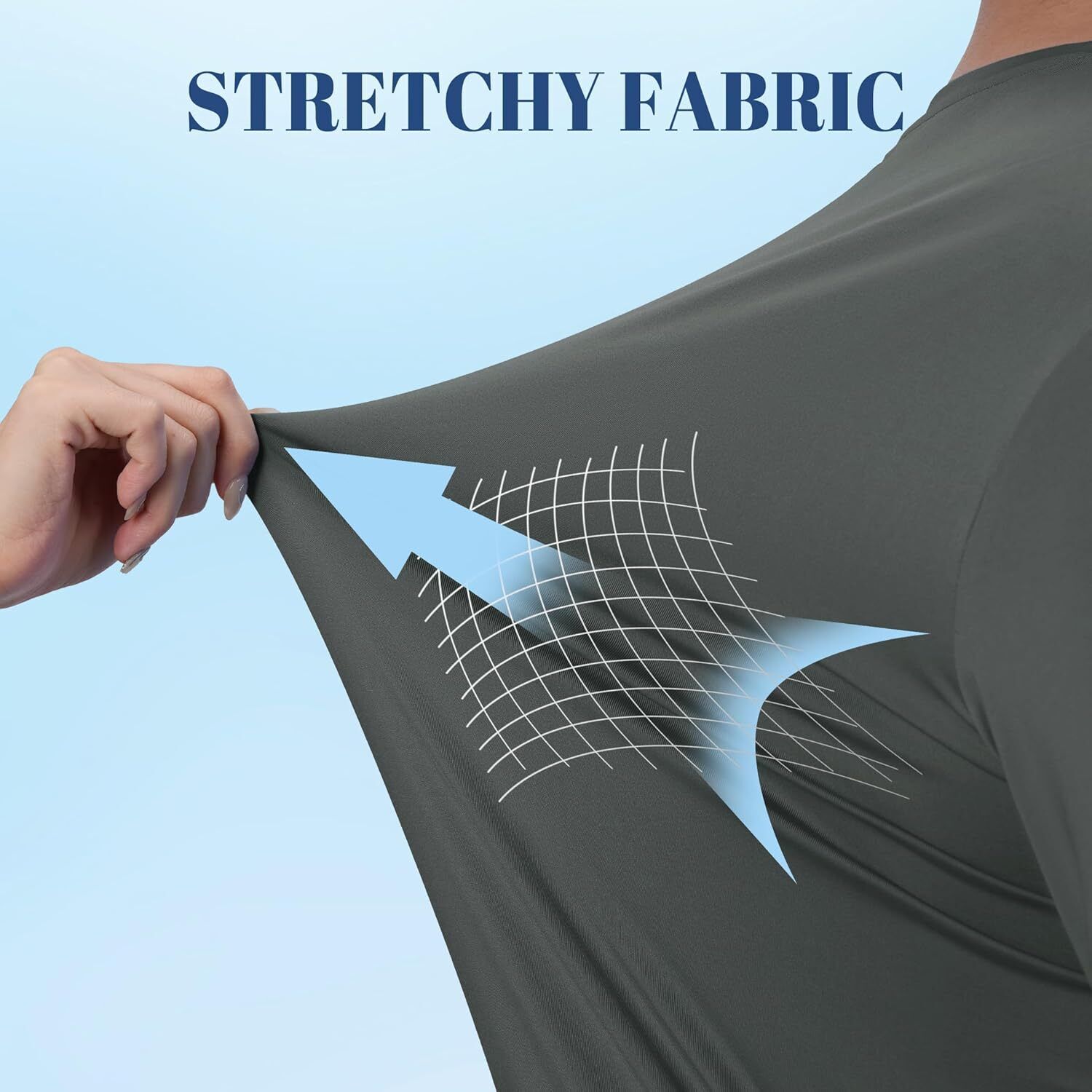 Mens Sun Shirt UPF 50+ UV Protection Lightweight Rash Guard Swim Shirt Quick Dry - Picture 190 of 199