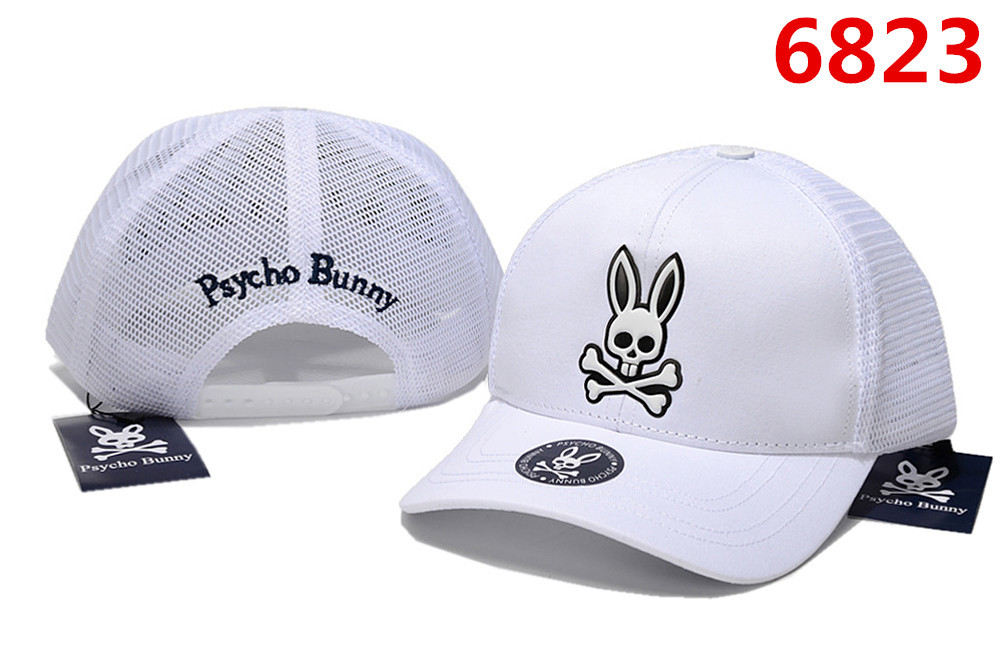 Psycho Bunny Herren Damen Totenkopf Kaninchen Trucker Snapback Mütze Baseball Sonnenkappe - Bild 25 von 62
