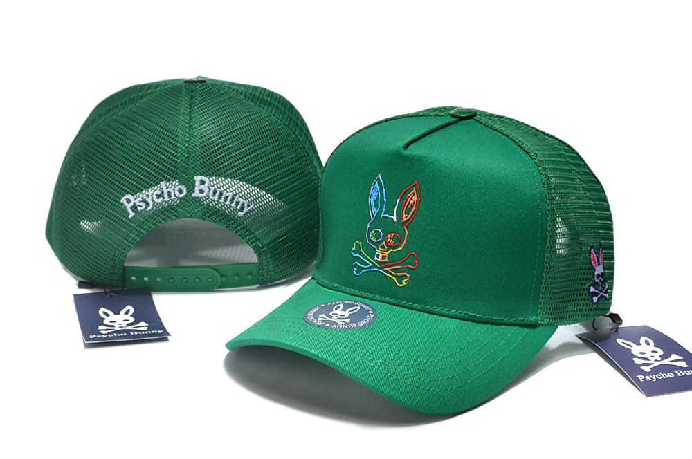 Psycho Bunny Herren Damen Totenkopf Kaninchen Trucker Snapback Mütze Baseball Sonnenkappe - Bild 26 von 62