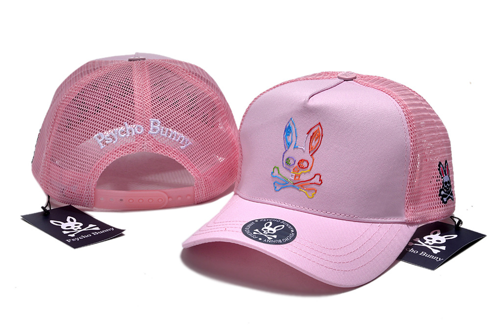 Psycho Bunny Herren Damen Totenkopf Kaninchen Trucker Snapback Mütze Baseball Sonnenkappe - Bild 29 von 62