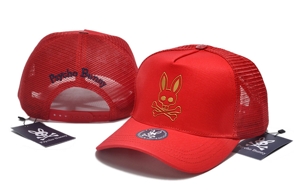 Psycho Bunny Herren Damen Totenkopf Kaninchen Trucker Snapback Mütze Baseball Sonnenkappe - Bild 37 von 62