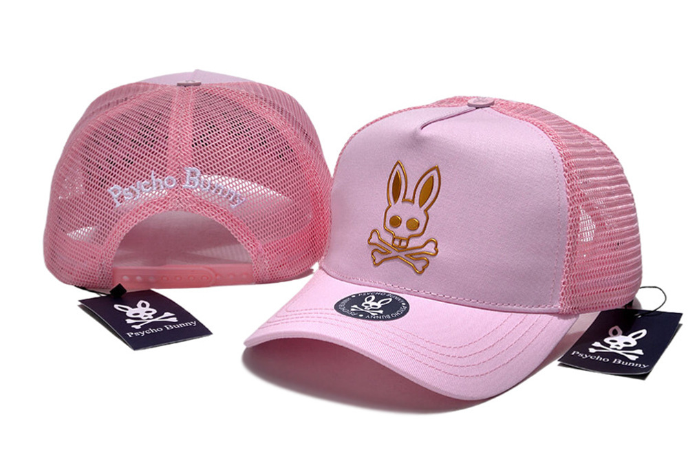 Psycho Bunny Herren Damen Totenkopf Kaninchen Trucker Snapback Mütze Baseball Sonnenkappe - Bild 39 von 62
