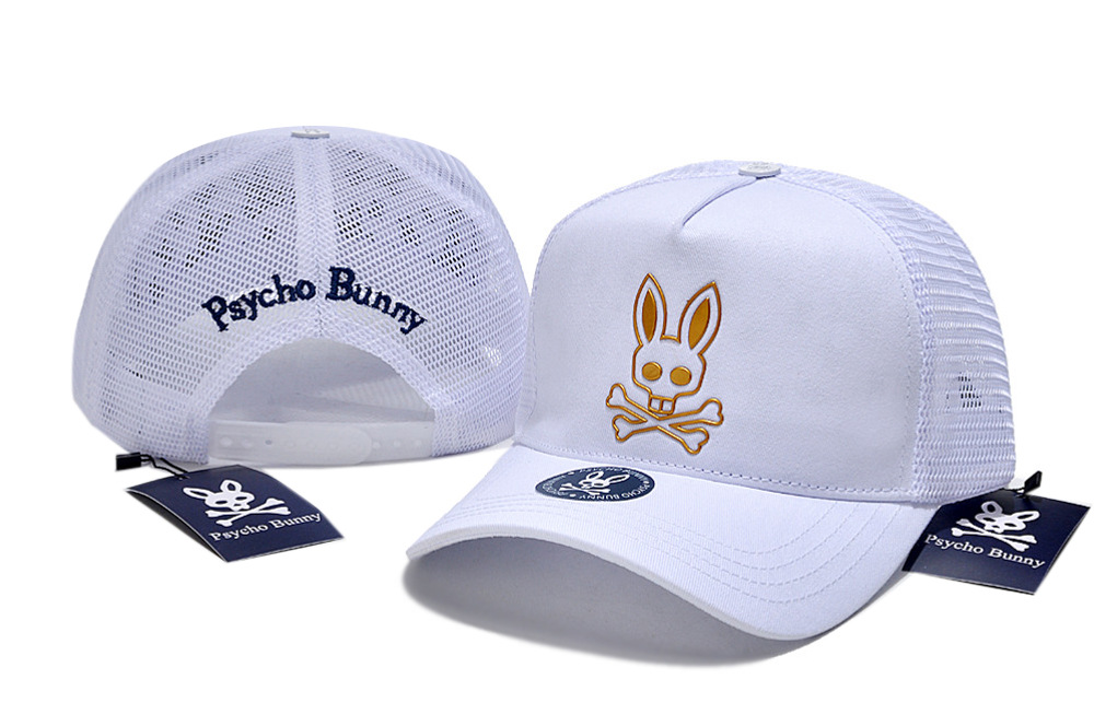 Psycho Bunny Herren Damen Totenkopf Kaninchen Trucker Snapback Mütze Baseball Sonnenkappe - Bild 40 von 62