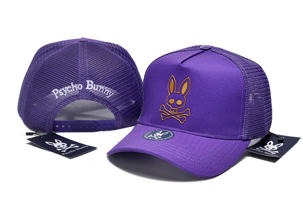 Psycho Bunny Herren Damen Totenkopf Kaninchen Trucker Snapback Mütze Baseball Sonnenkappe - Bild 41 von 62