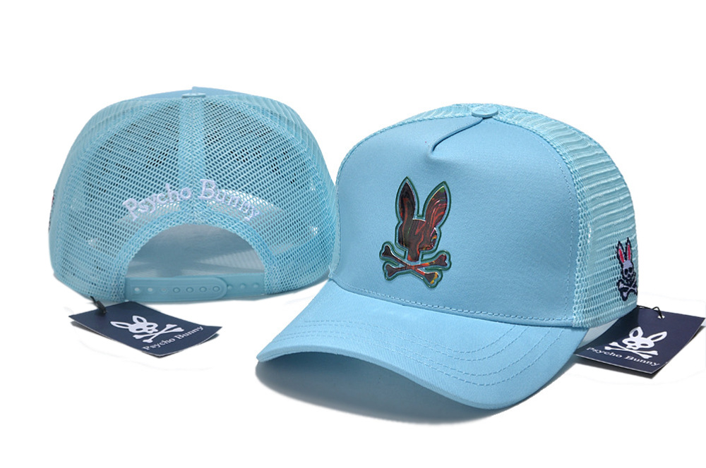 Psycho Bunny Herren Damen Totenkopf Kaninchen Trucker Snapback Mütze Baseball Sonnenkappe - Bild 44 von 62