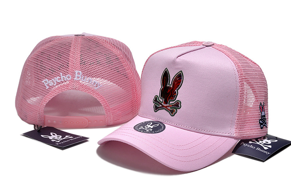 Psycho Bunny Herren Damen Totenkopf Kaninchen Trucker Snapback Mütze Baseball Sonnenkappe - Bild 45 von 62