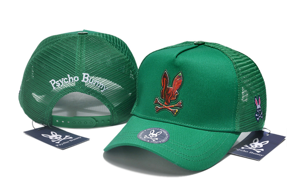 Psycho Bunny Herren Damen Totenkopf Kaninchen Trucker Snapback Mütze Baseball Sonnenkappe - Bild 47 von 62