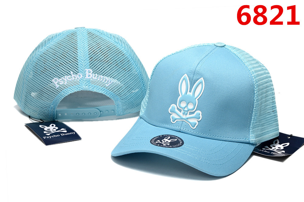 Psycho Bunny Herren Damen Totenkopf Kaninchen Trucker Snapback Mütze Baseball Sonnenkappe - Bild 57 von 62