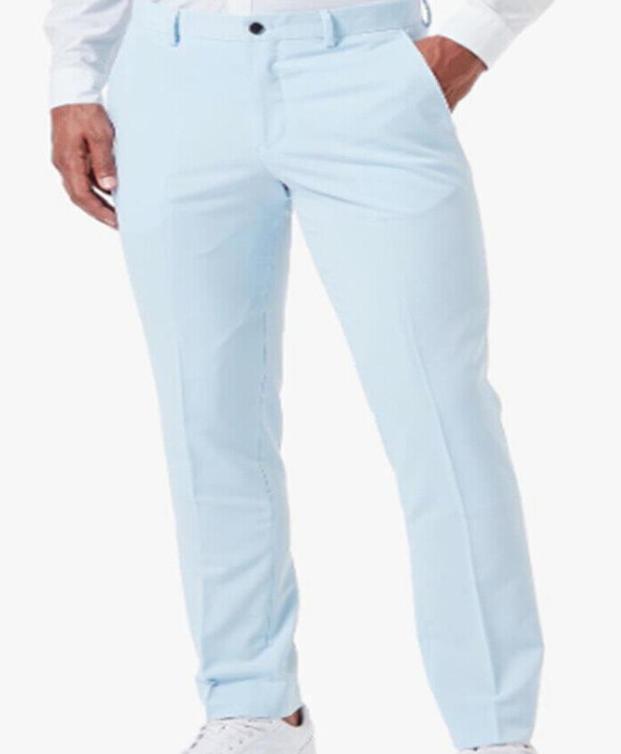 Herren Anzughose Freizeit Slim Solide Hose Business Büro Lange Anzughose - Bild 12 von 16