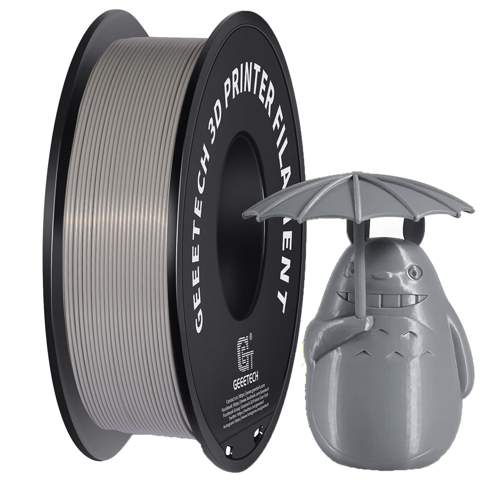 NEW GEEETECH 3D Printer Filament 1.75MM 1KG PLA/TPU/ABS+/PETG/Silk/Matte/HS-PLA - Afbeelding 53 van 298