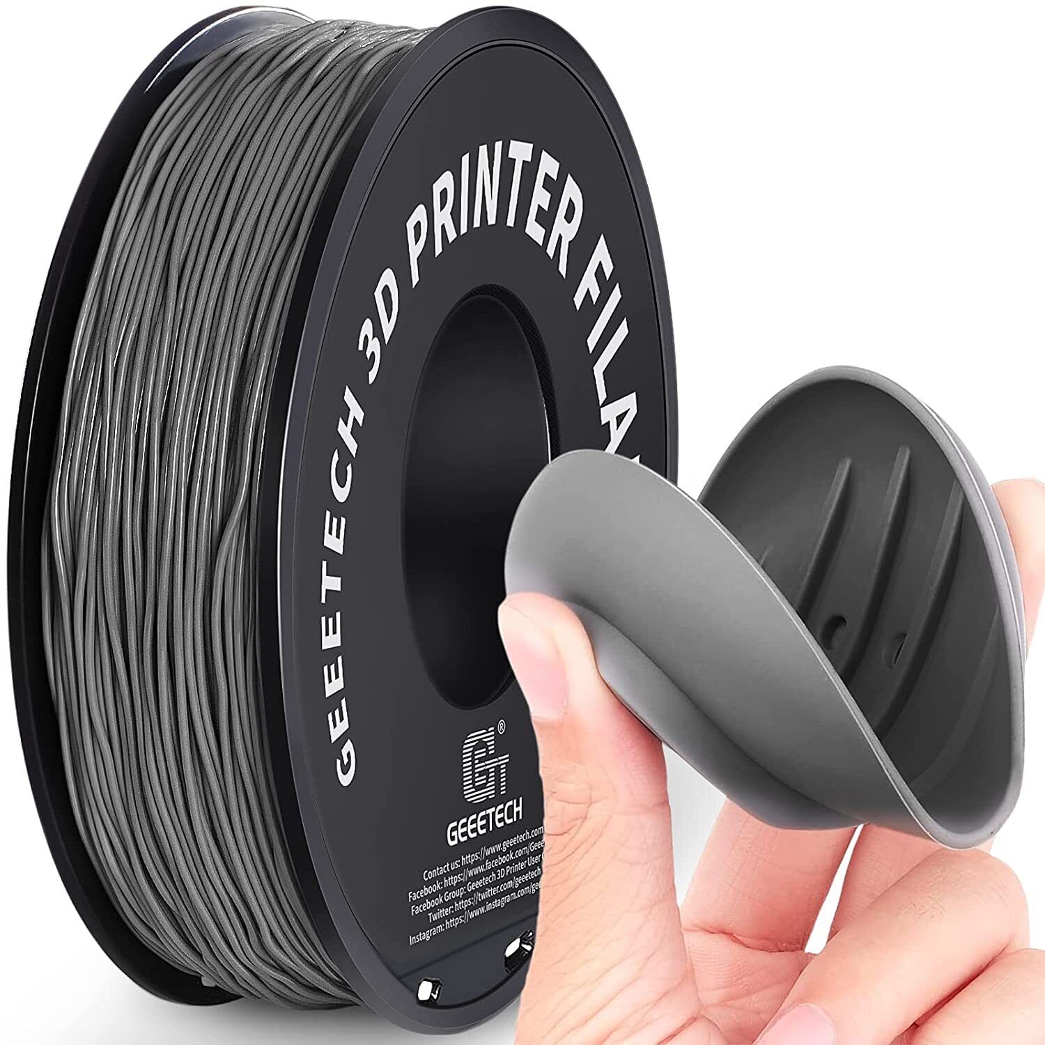 NEW GEEETECH 3D Printer Filament 1.75MM 1KG PLA/TPU/ABS+/PETG/Silk/Matte/HS-PLA - Afbeelding 126 van 298