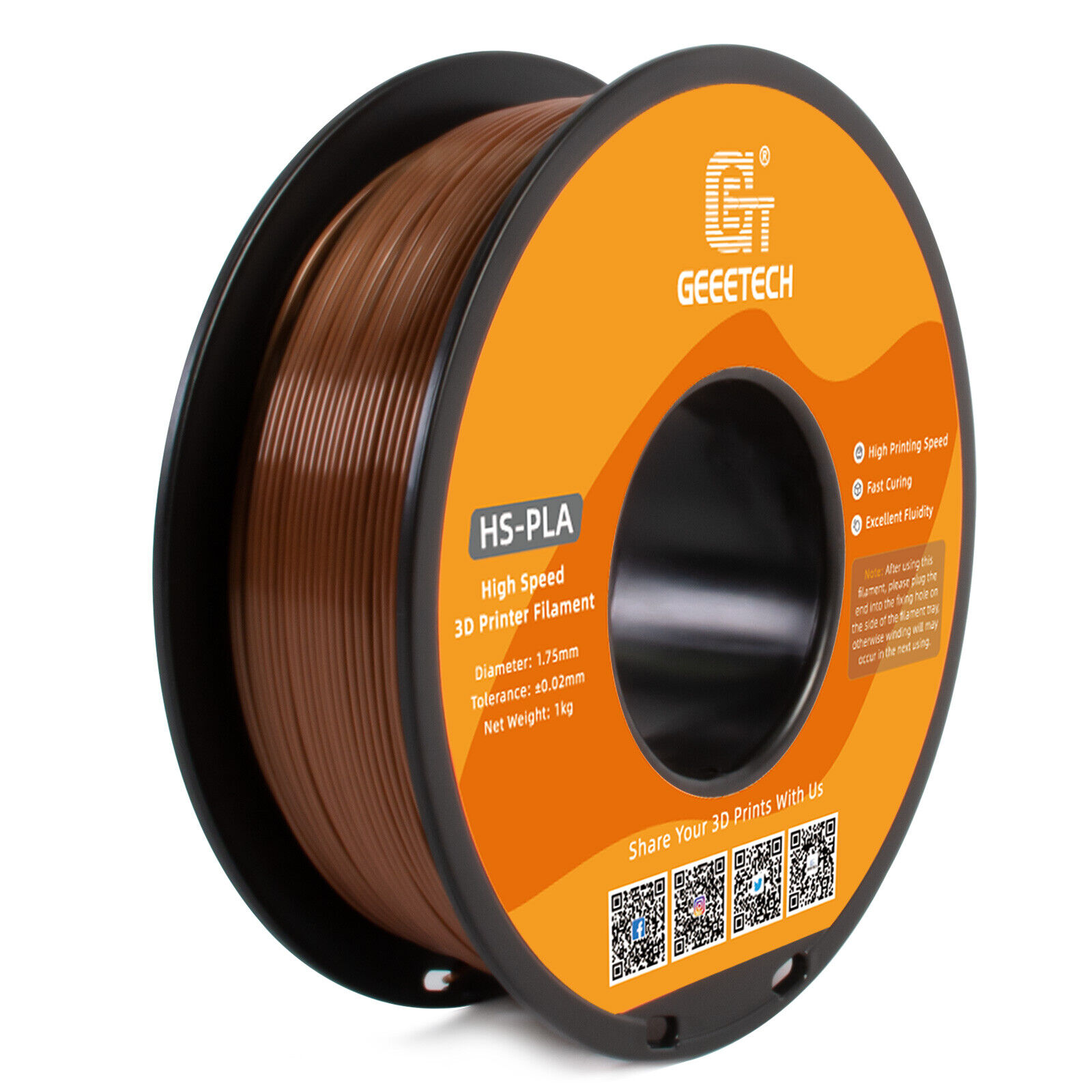 NEW GEEETECH 3D Printer Filament 1.75MM 1KG PLA/TPU/ABS+/PETG/Silk/Matte/HS-PLA - Afbeelding 157 van 298