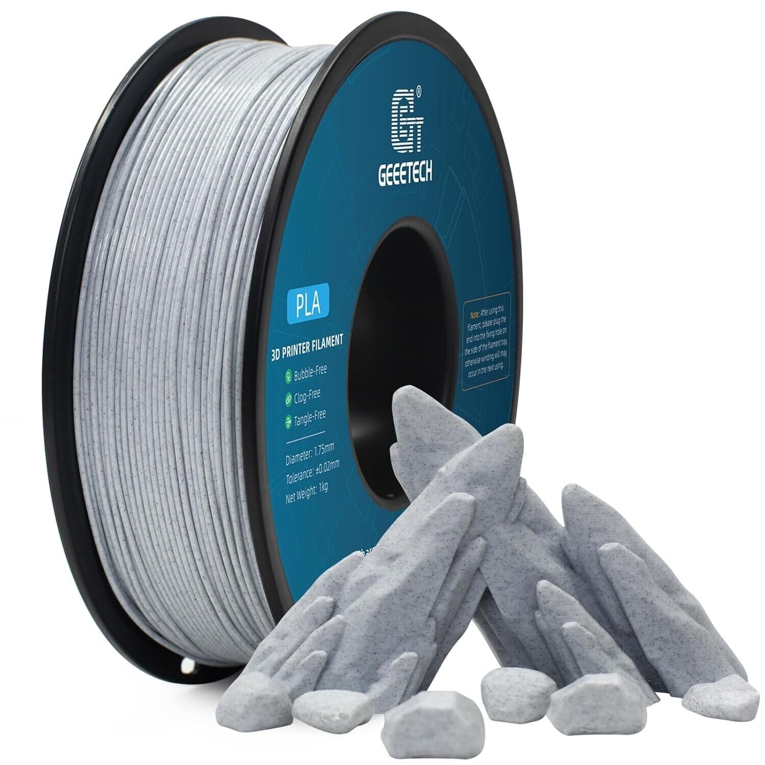NEW GEEETECH 3D Printer Filament 1.75MM 1KG PLA/TPU/ABS+/PETG/Silk/Matte/HS-PLA - Afbeelding 174 van 298