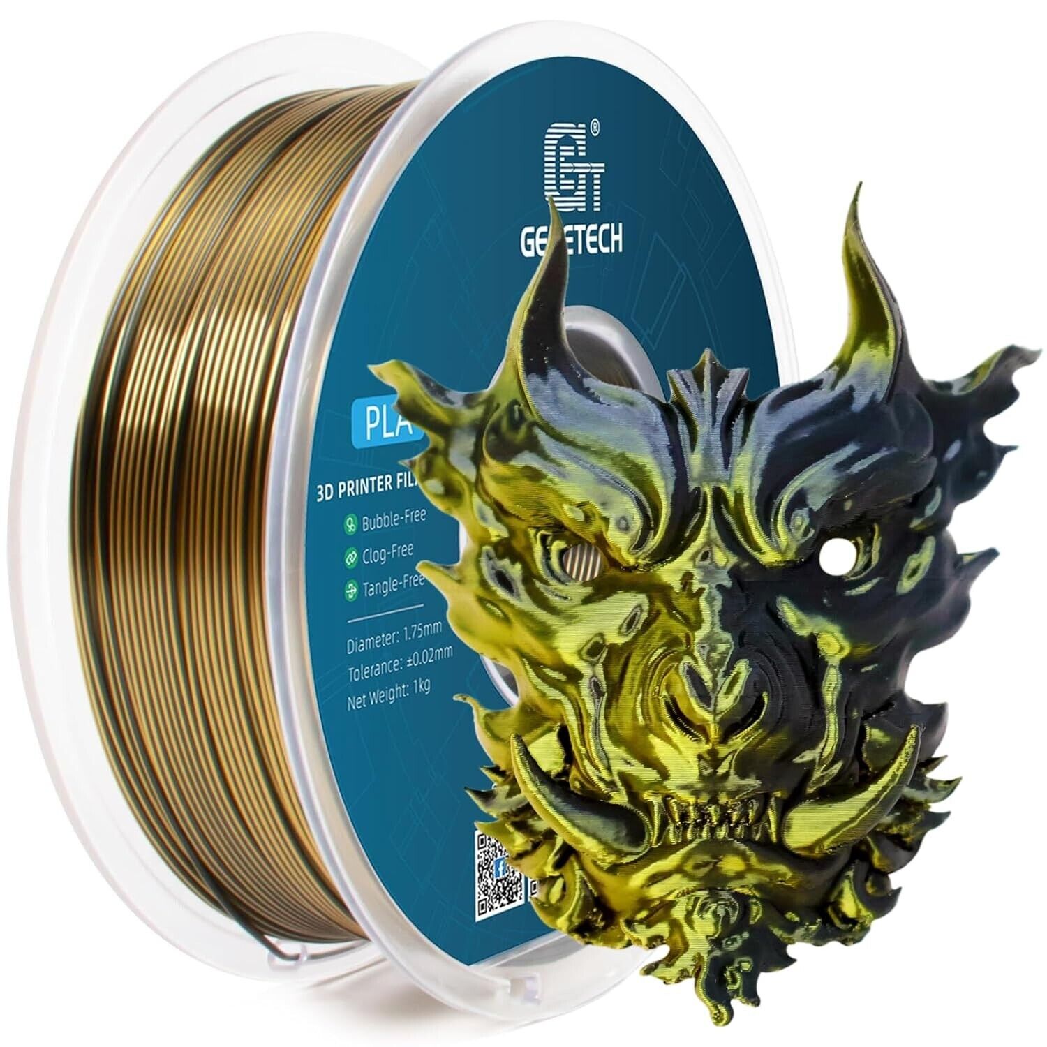 NEW GEEETECH 3D Printer Filament 1.75MM 1KG PLA/TPU/ABS+/PETG/Silk/Matte/HS-PLA - Afbeelding 178 van 298