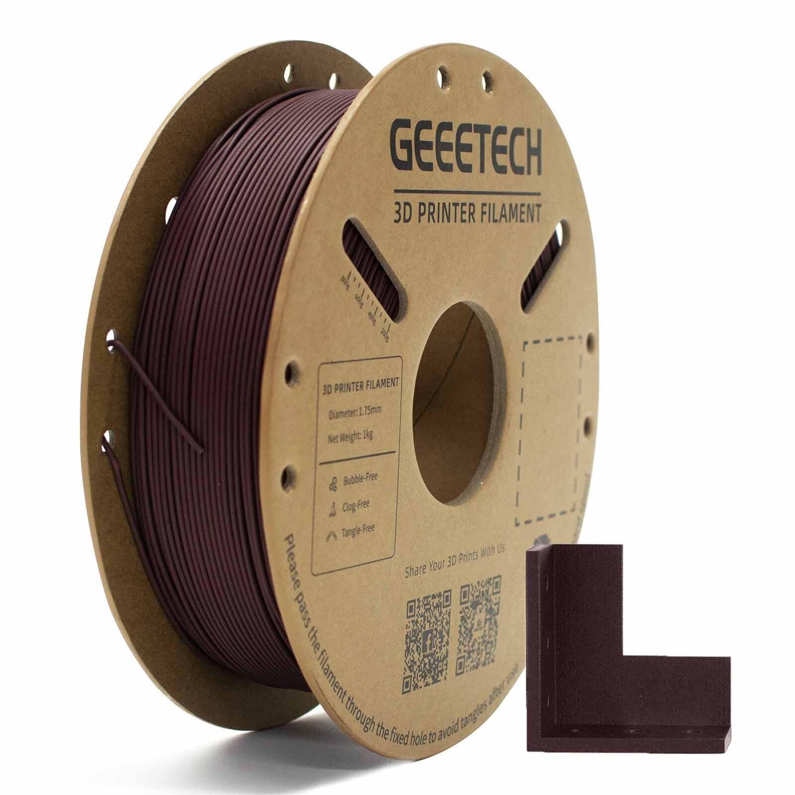 NEW GEEETECH 3D Printer Filament 1.75MM 1KG PLA/TPU/ABS+/PETG/Silk/Matte/HS-PLA - Afbeelding 256 van 298