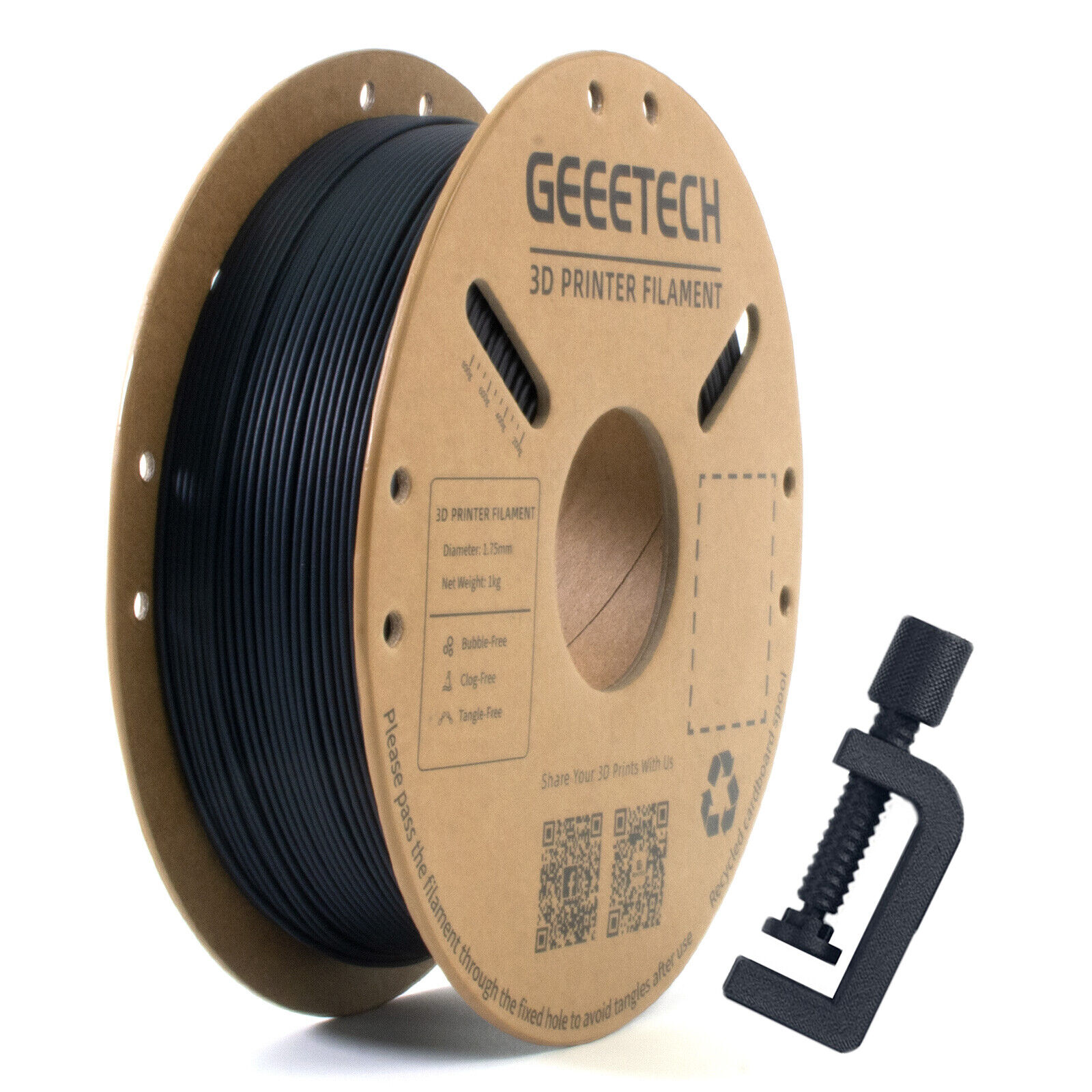 NEW GEEETECH 3D Printer Filament 1.75MM 1KG PLA/TPU/ABS+/PETG/Silk/Matte/HS-PLA - Afbeelding 257 van 298