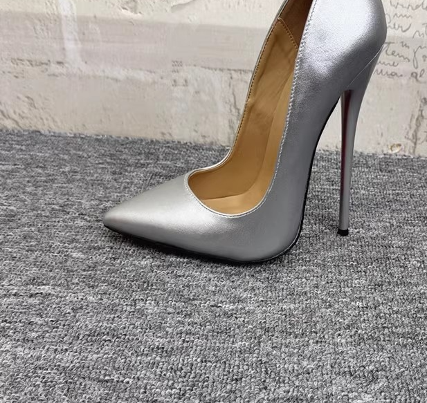 Women's Pumps Ankle Strap Pointed Toe 16cm High Stilettos Heel Pump Shoes 36-46 - Imagen 11 de 11