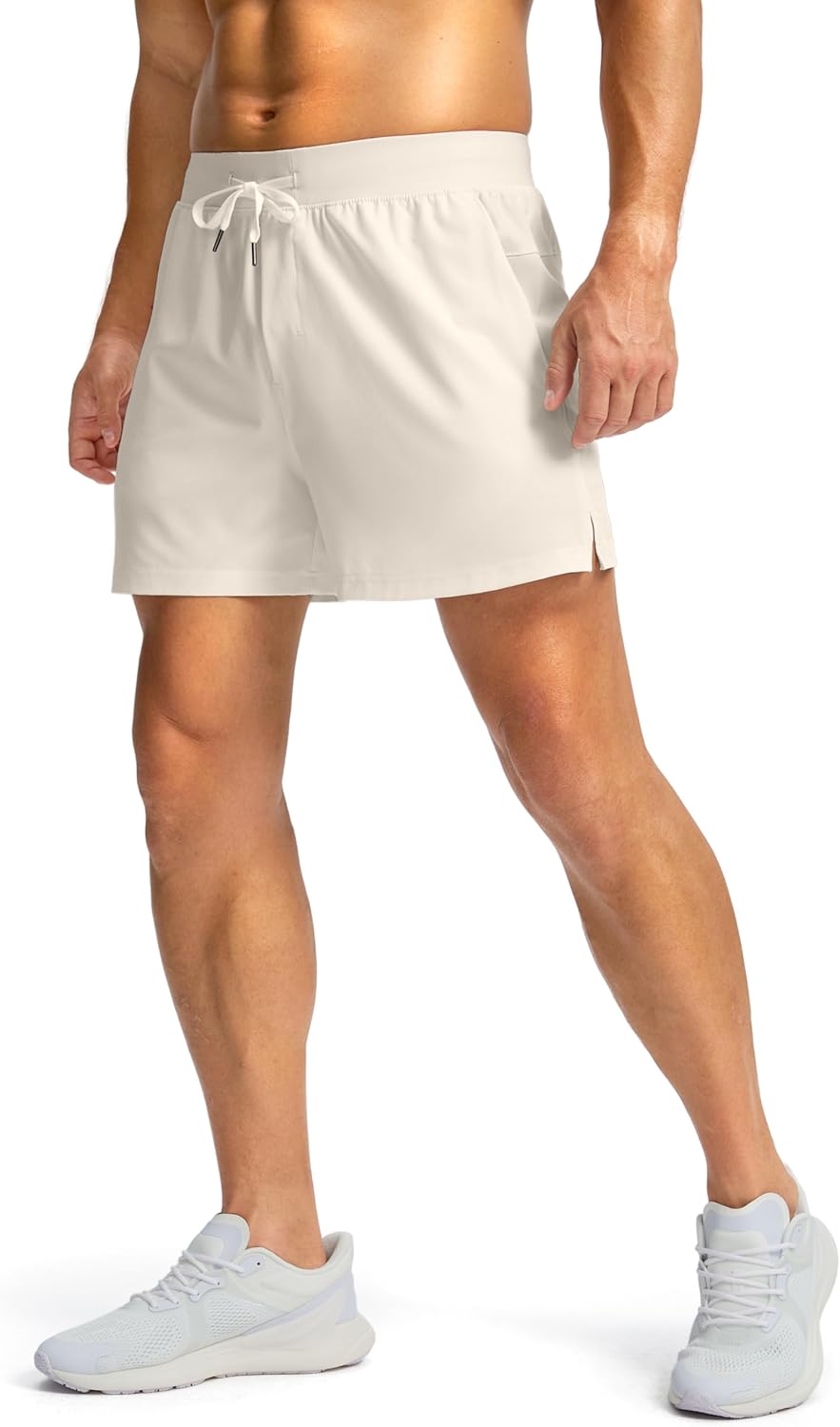 Men's Running Shorts with Zipper Pockets Quick Dry Workout Athletic Shorts - Picture 58 of 112