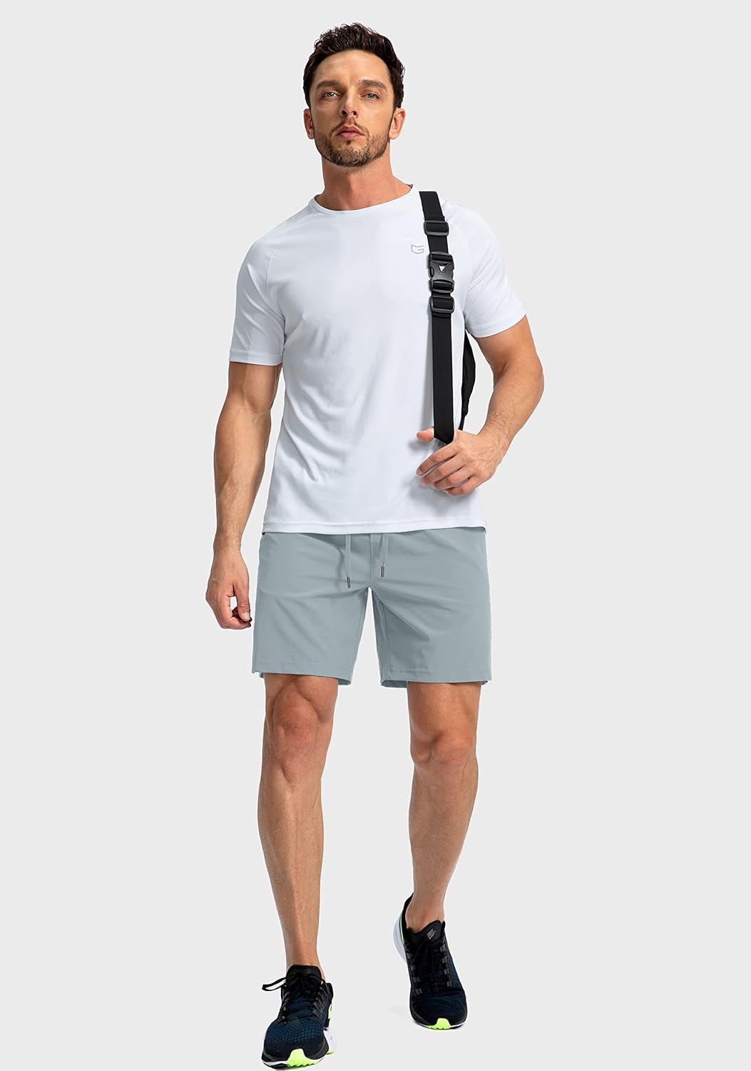 Men's Running Shorts with Zipper Pockets Quick Dry Workout Athletic Shorts - Picture 88 of 112