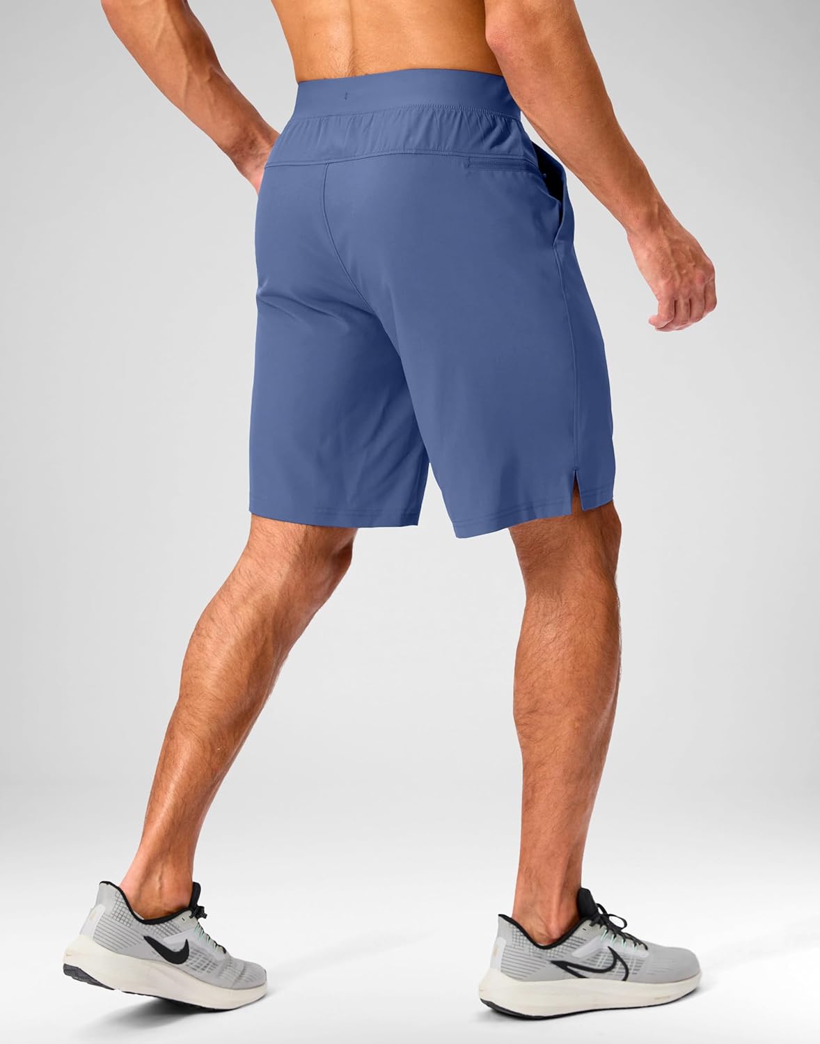 Men's Running Shorts with Zipper Pockets Quick Dry Workout Athletic Shorts - Picture 94 of 112