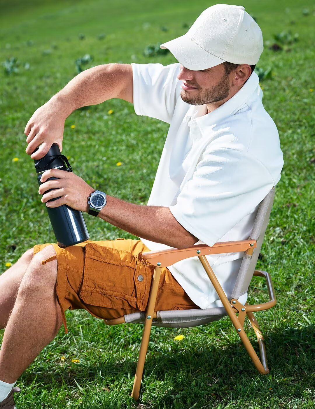 Men's Long Cargo Shorts Casual Below Knee Capri Shorts Relaxed Fit with Pockets - Picture 97 of 150