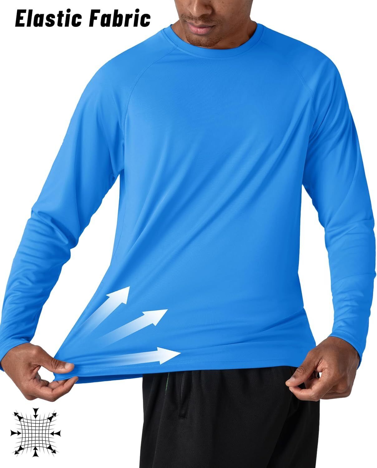 Men's UPF 50+ Sun Protection Rash Guard �C Quick Dry Shirt for Fishing Hiking - Picture 42 of 230