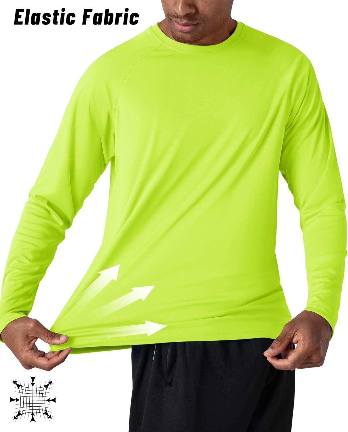 Men's UPF 50+ Sun Protection Rash Guard �C Quick Dry Shirt for Fishing Hiking - Picture 50 of 230