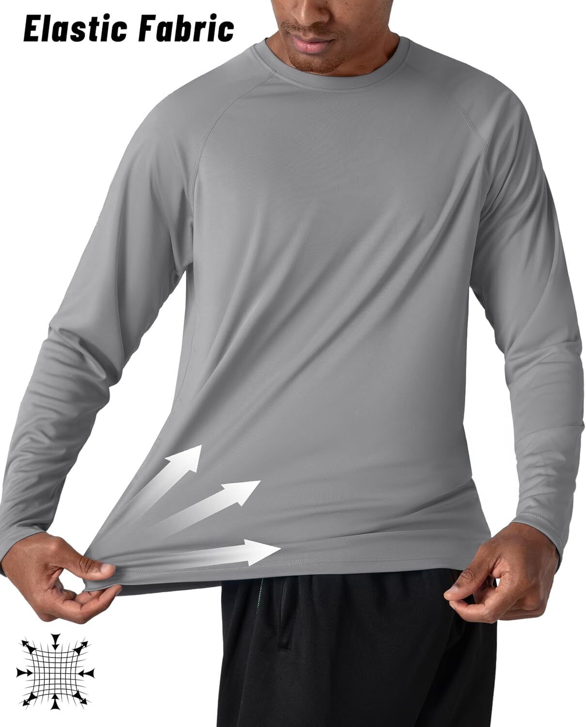 Men's UPF 50+ Sun Protection Rash Guard �C Quick Dry Shirt for Fishing Hiking - Picture 57 of 230