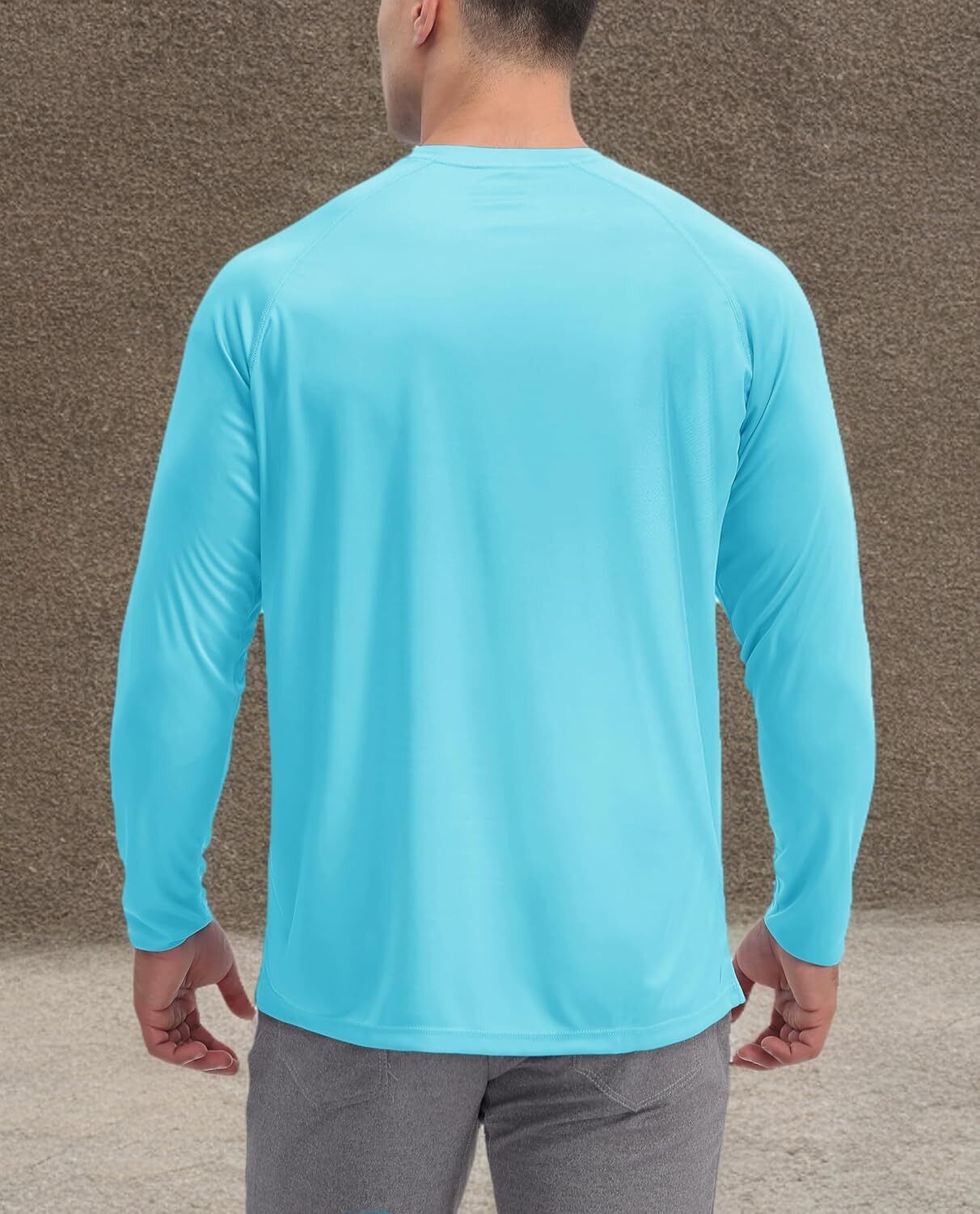Men's UPF 50+ Sun Protection Rash Guard �C Quick Dry Shirt for Fishing Hiking - Picture 76 of 230