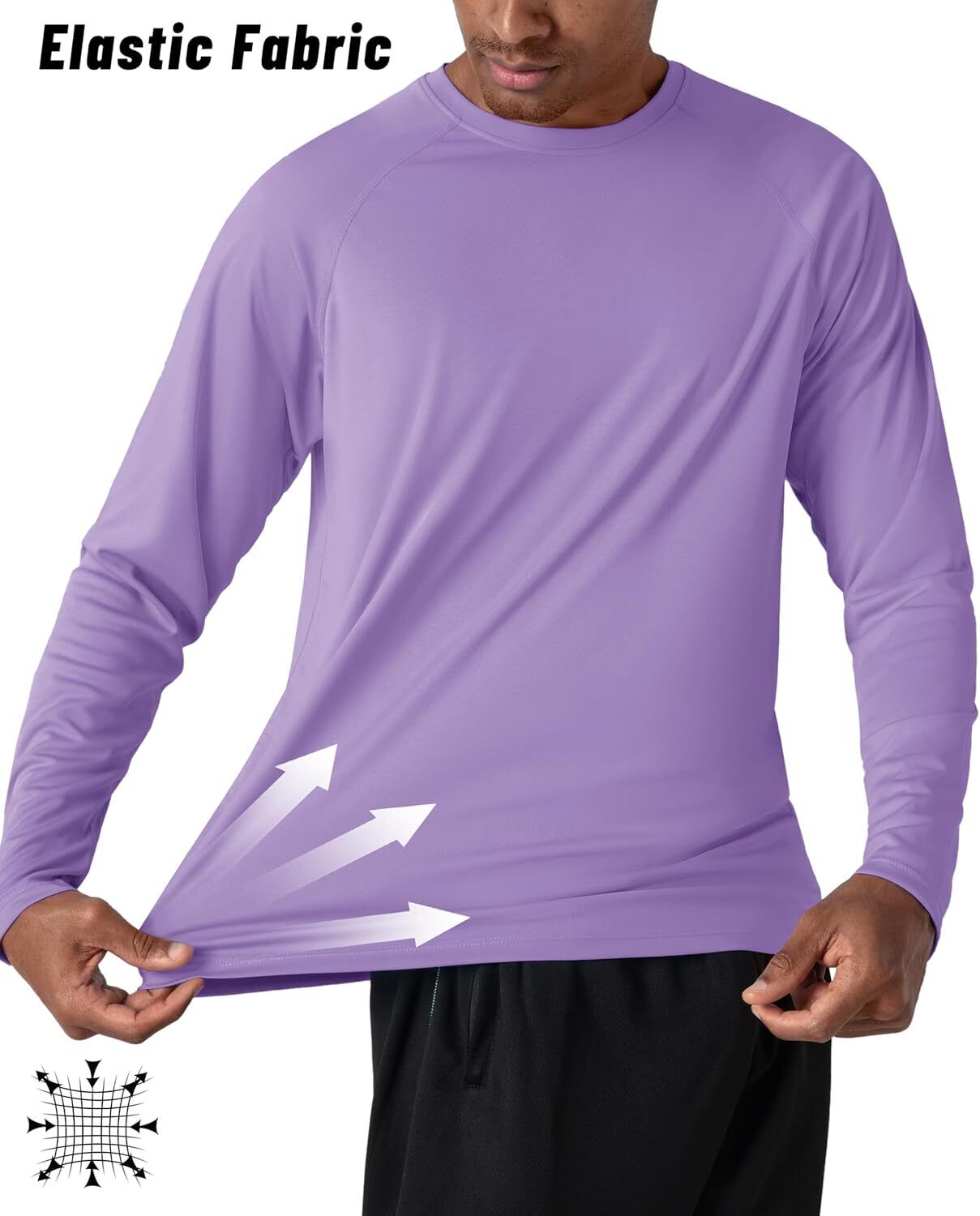 Men's UPF 50+ Sun Protection Rash Guard �C Quick Dry Shirt for Fishing Hiking - Picture 110 of 230